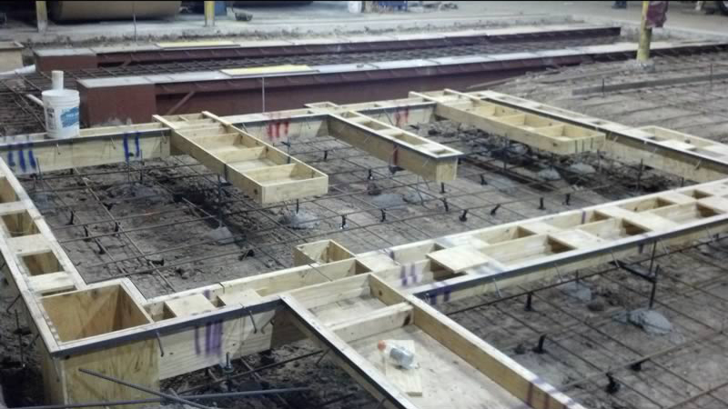 Drain design before the pour